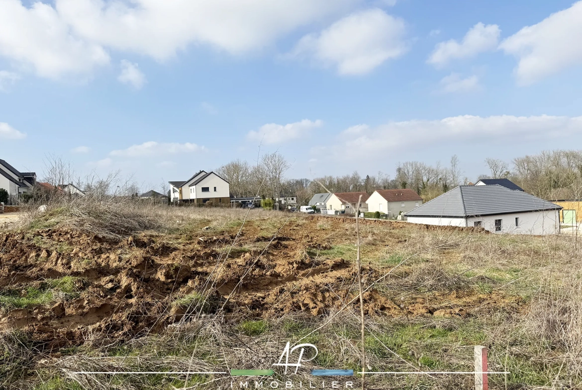 Terrain à bâtir viabilisé de 673 m² à Bretigny-les-Norges, proche Dijon 