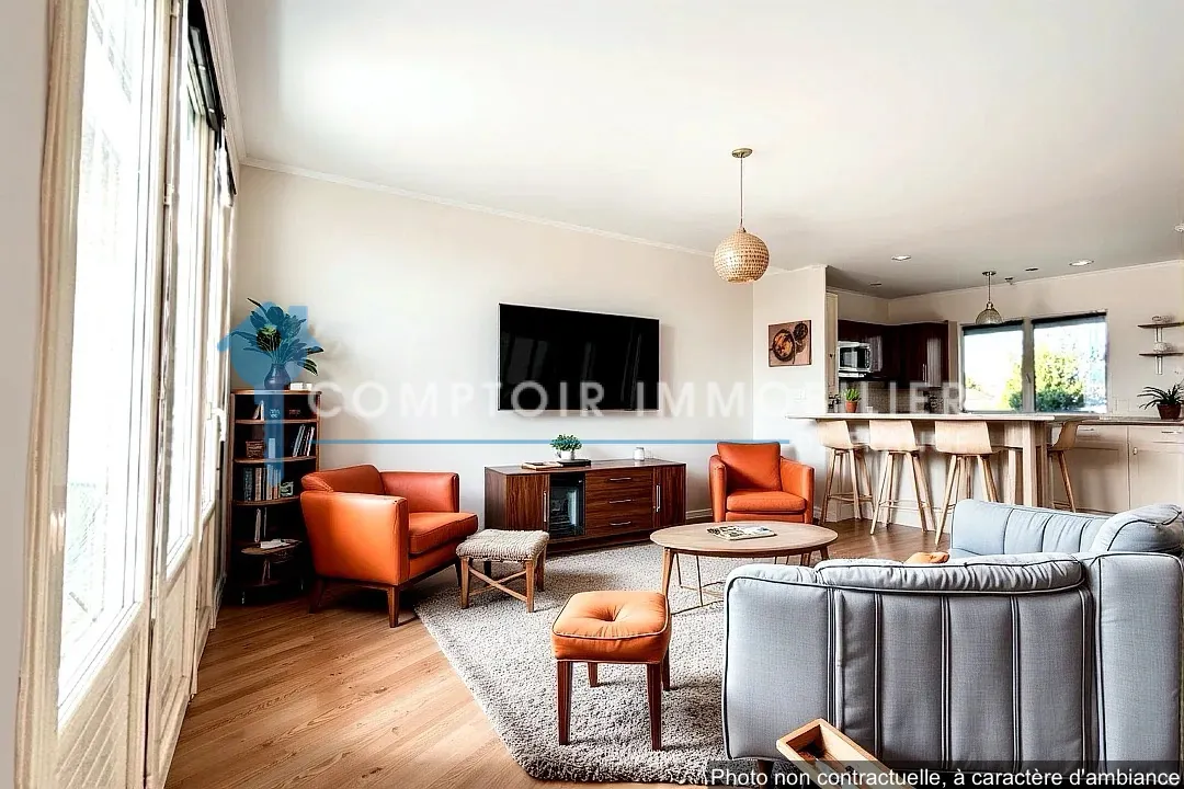 Maison de 94 m² à Bruguieres avec fort potentiel dans quartier calme 