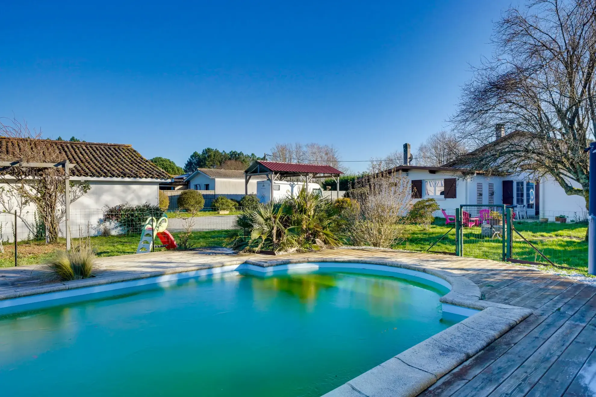 Maison 3 pièces avec piscine, garage et jardin à Marcheprime - 60 m² 