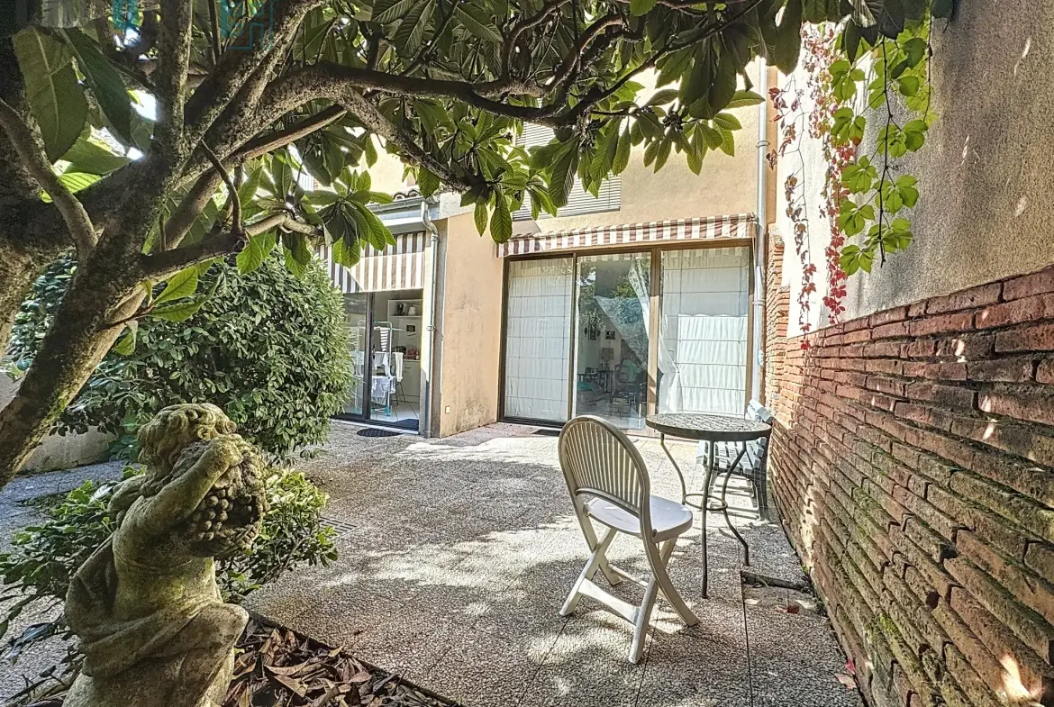 Charmante maison toulousaine avec jardin au centre de Montauban 