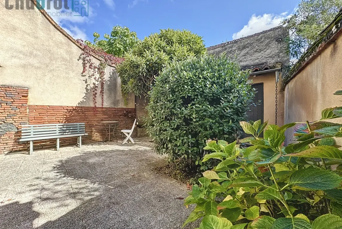 Charmante maison toulousaine avec jardin au centre de Montauban 