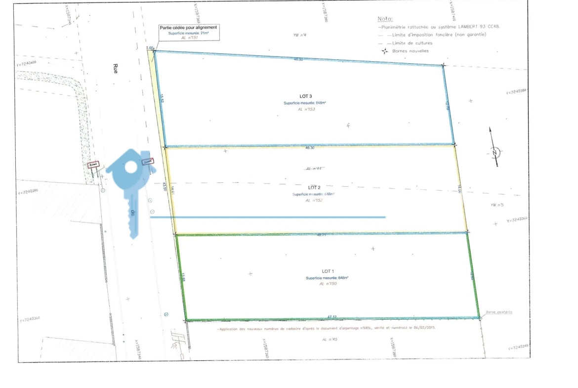 Ensemble de terrains constructibles à Dammarie proche Chartres - Opportunité d'investissement 