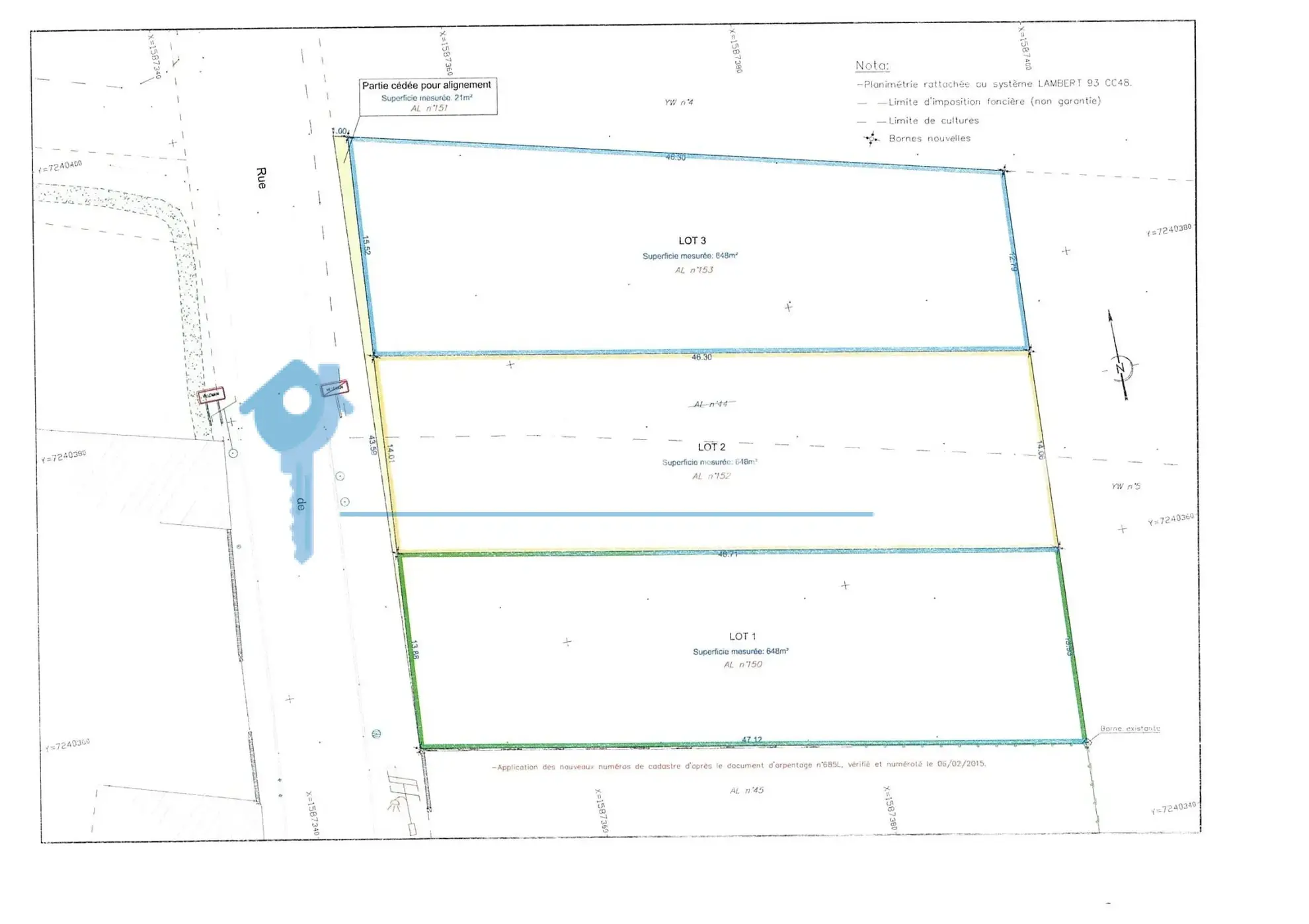 Ensemble de terrains constructibles à Dammarie proche Chartres - Opportunité d'investissement 