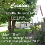 Maison à vendre à Lamotte Beuvron, 136 m² avec sous-sol aménagé et potentiel d’aménagement