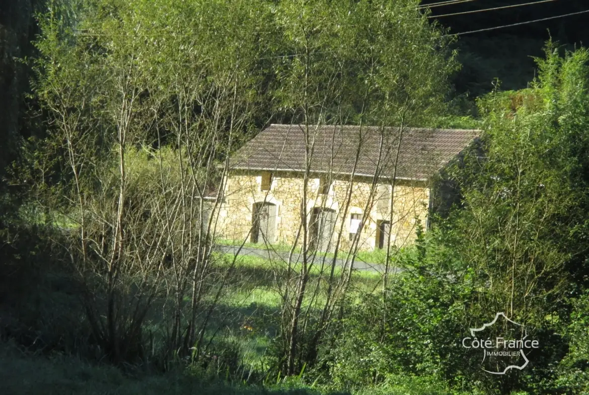 Ensemble immobilier en Dordogne avec maison, terrains et annexes - Opportunité unique 