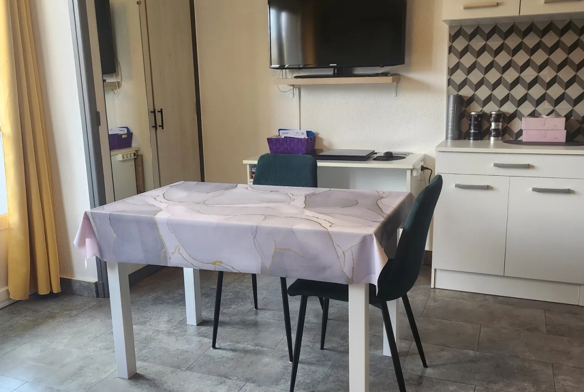 Studio de 23m² à Amélie-les-Bains avec balcon, parking et vue dégagée 