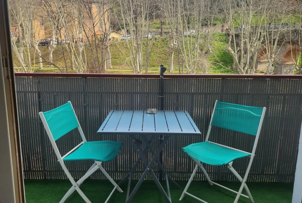Studio de 23m² à Amélie-les-Bains avec balcon, parking et vue dégagée 