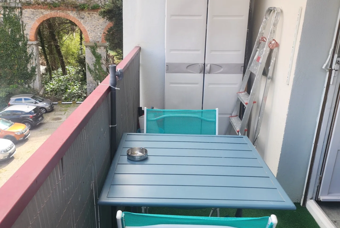 Studio de 23m² à Amélie-les-Bains avec balcon, parking et vue dégagée 