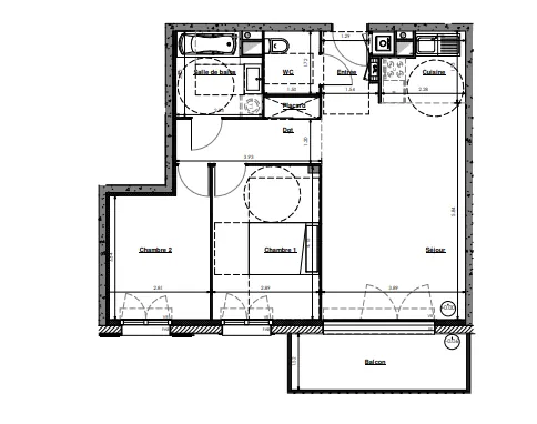 Appartement T4 neuf au Mée-sur-Seine avec deux options de superficie, livraison en 2026