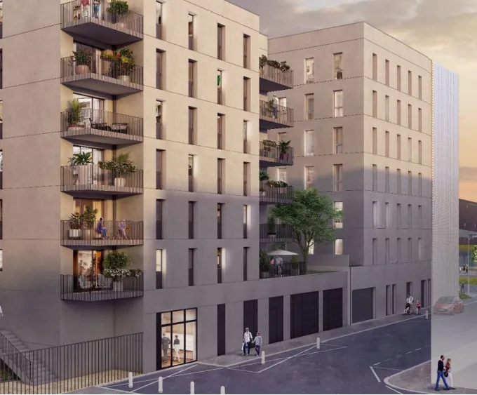 Appartement T2 à Angers de 42,94 m² avec parking, livraison 2027 