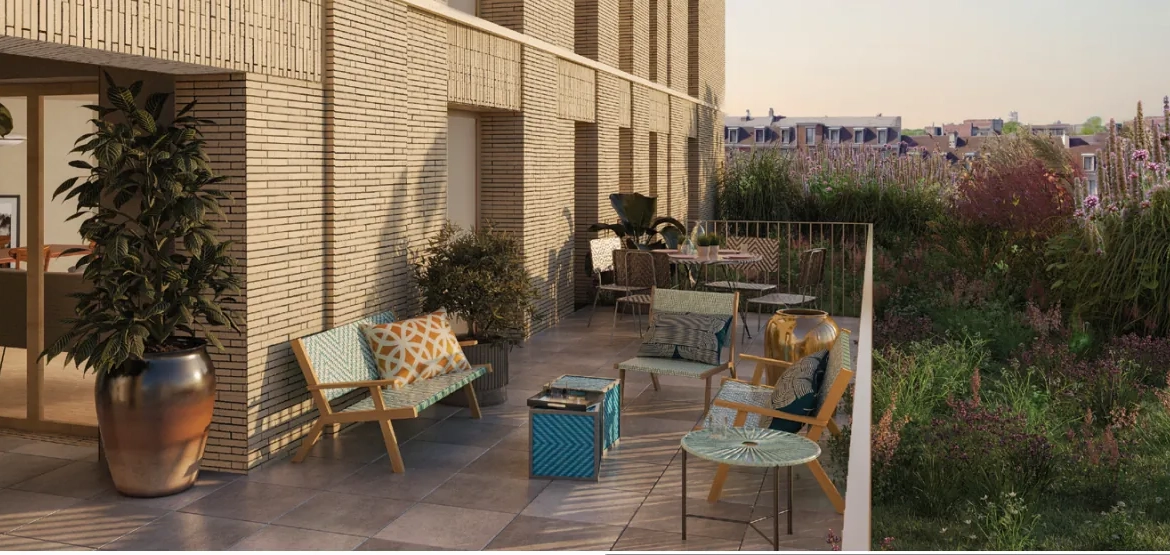 Appartement T2 à Angers de 42,94 m² avec parking, livraison 2027 