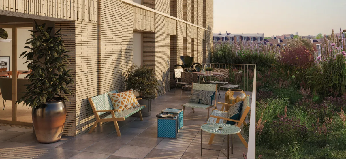 Appartement T2 à Angers de 42,94 m² avec parking, livraison 2027 