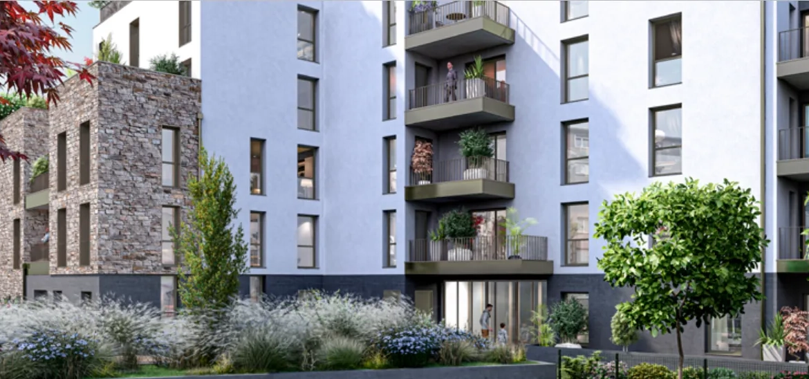 Appartement T2 à Angers de 42,94 m² avec parking, livraison 2027 