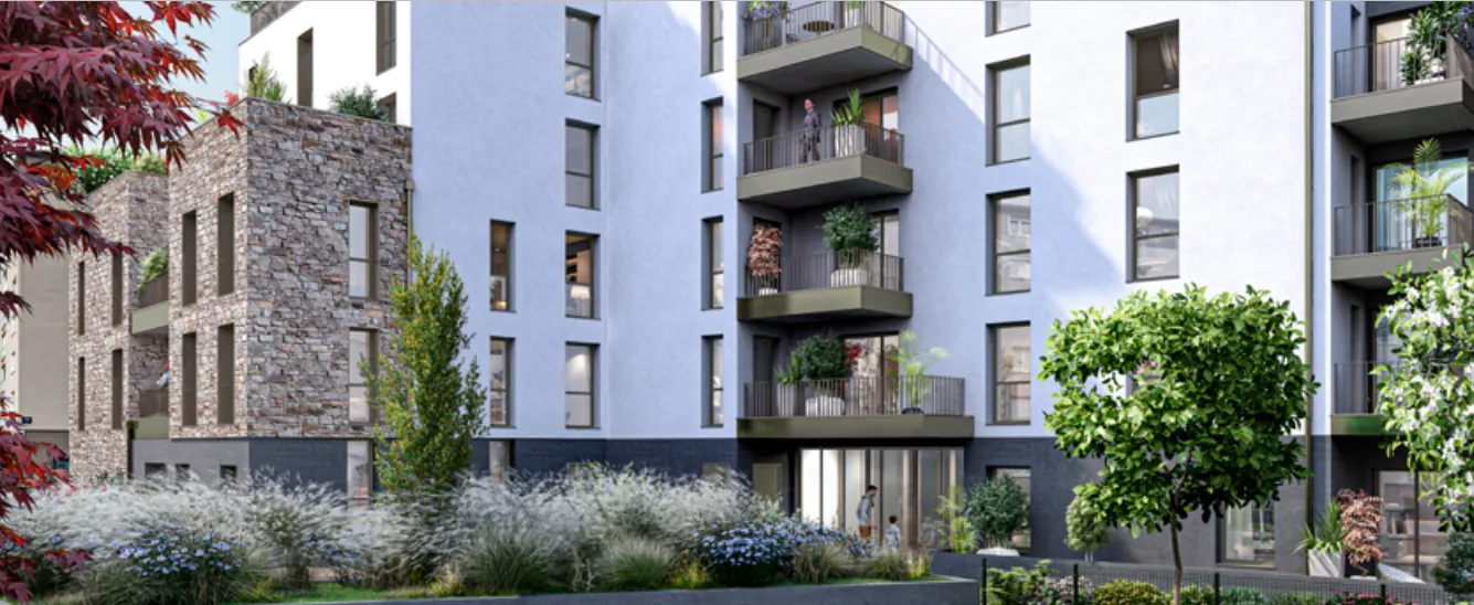 Appartement T2 à Angers de 42,94 m² avec parking, livraison 2027 