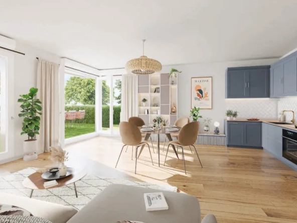 Appartement 2 pièces à Bezons avec parking et remise exceptionnelle en livraison en 2026