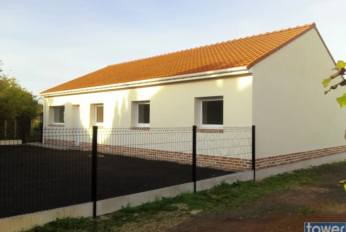Maison neuve 3 chambres avec jardin à Noeux-les-Mines - Performance énergétique A 