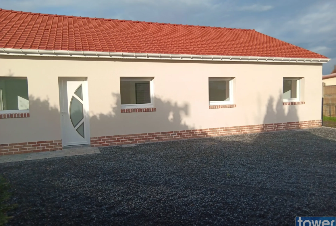 Maison neuve 3 chambres avec jardin à Noeux-les-Mines - Performance énergétique A 