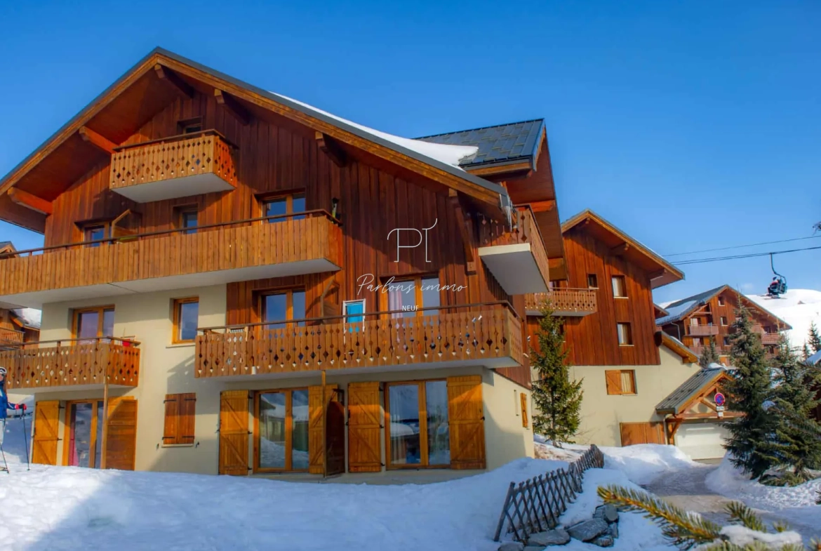 Studio d'investissement locatif de 29,18 m² à Fontcouverte la Toussuire 