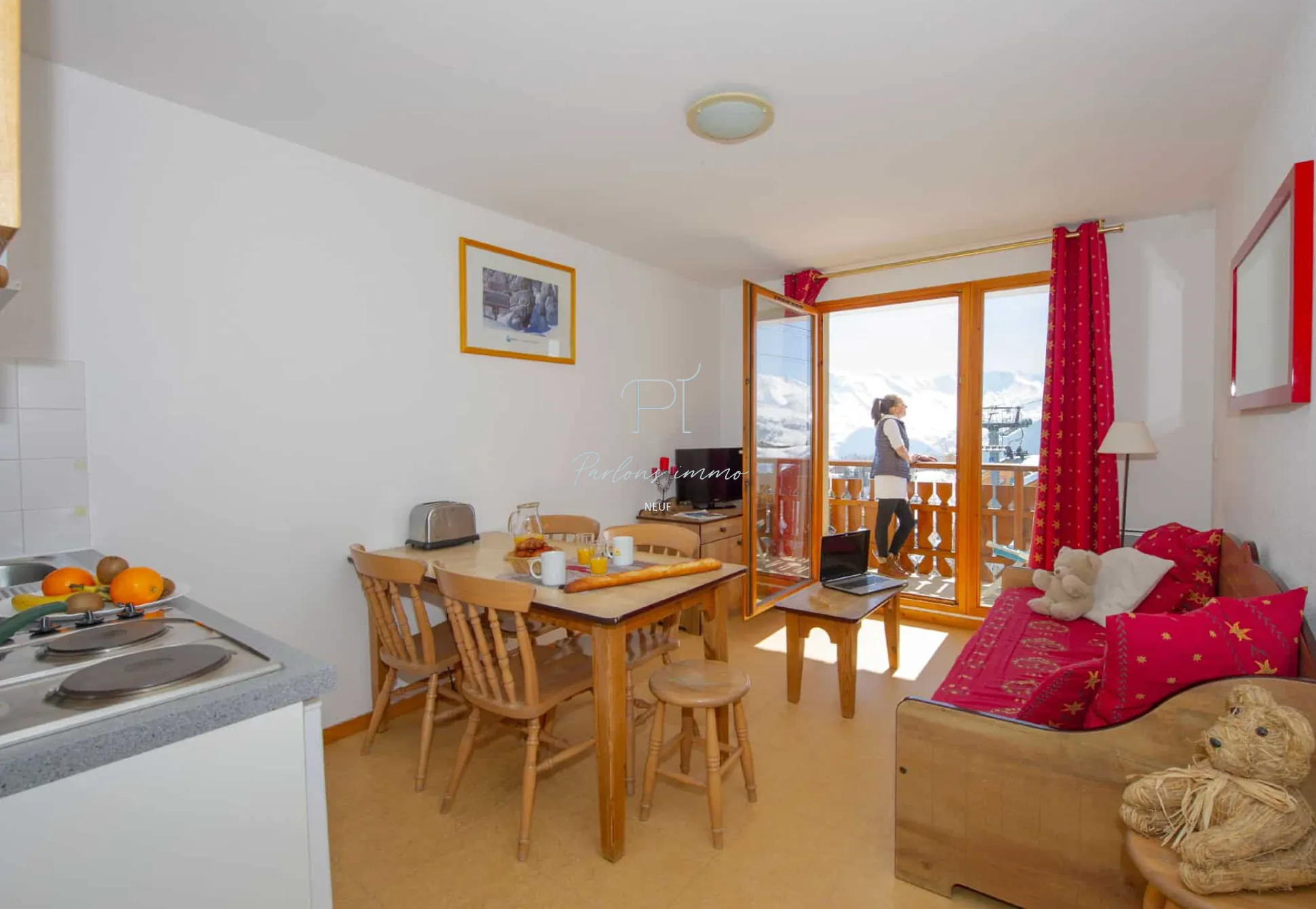 Studio d'investissement locatif de 29,18 m² à Fontcouverte la Toussuire 