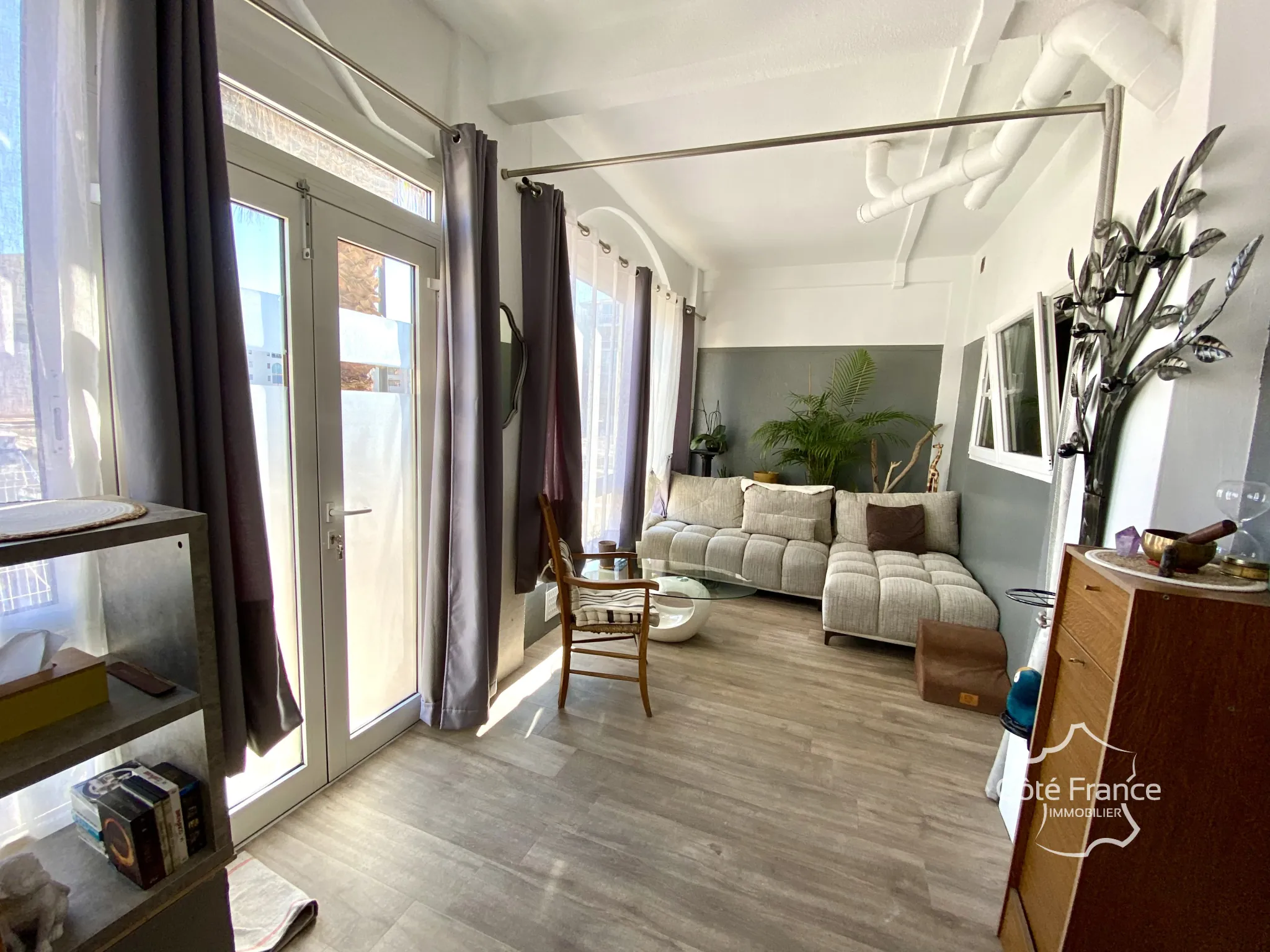 Appartement T3 de 60 m² avec vue sur la marina à Sète 