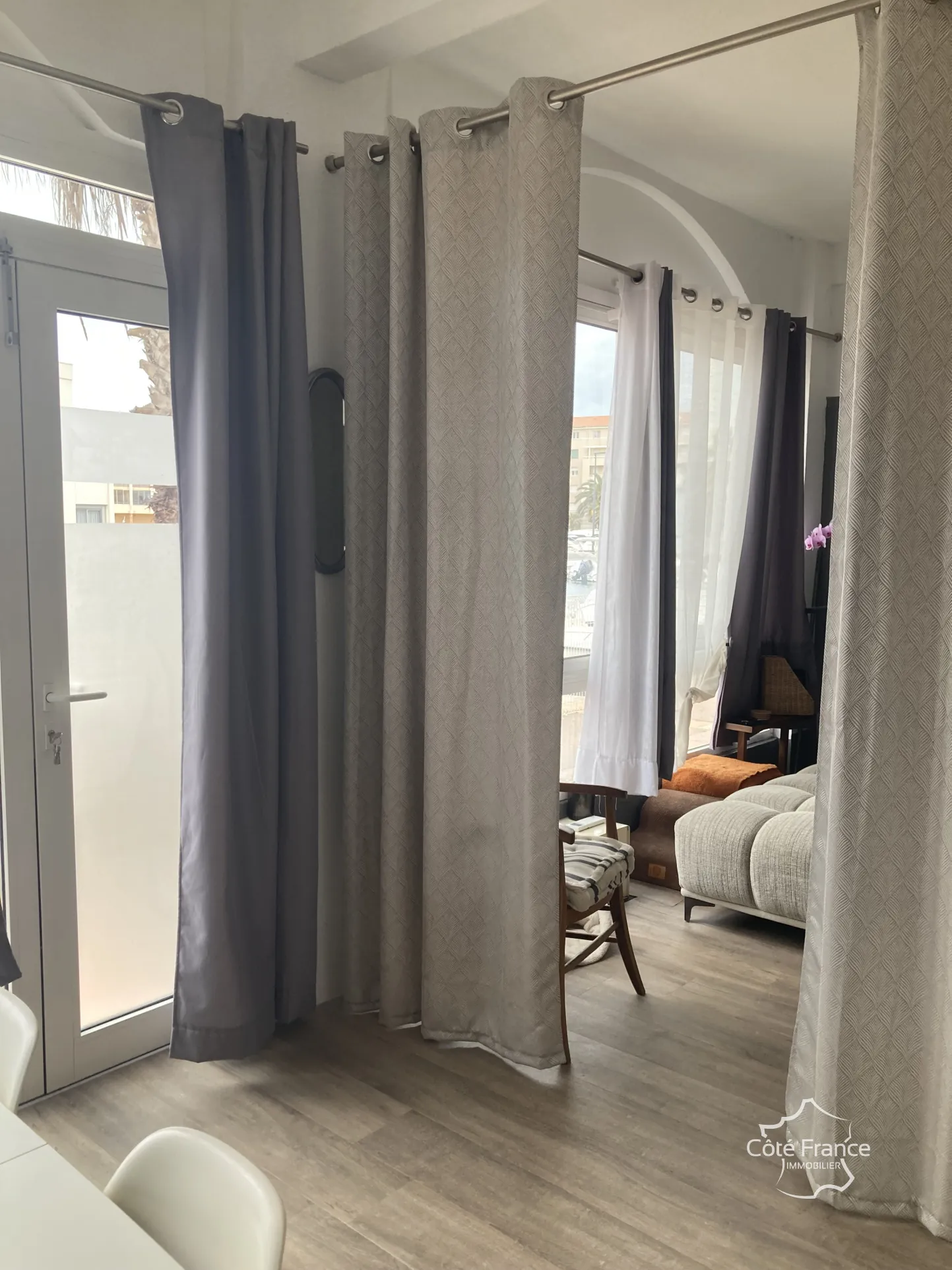 Appartement T3 de 60 m² avec vue sur la marina à Sète 