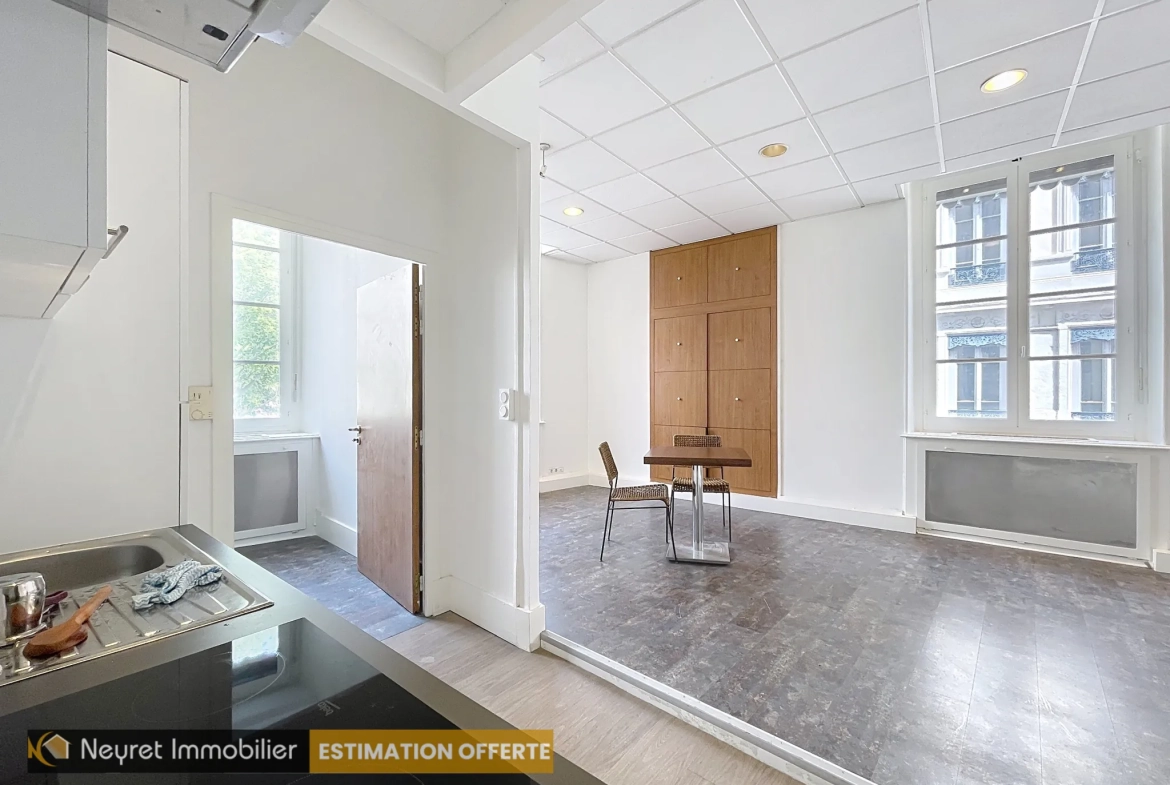 Appartement T2 lumineux à Lyon 2, idéal pour résidence ou investissement avec faibles charges 