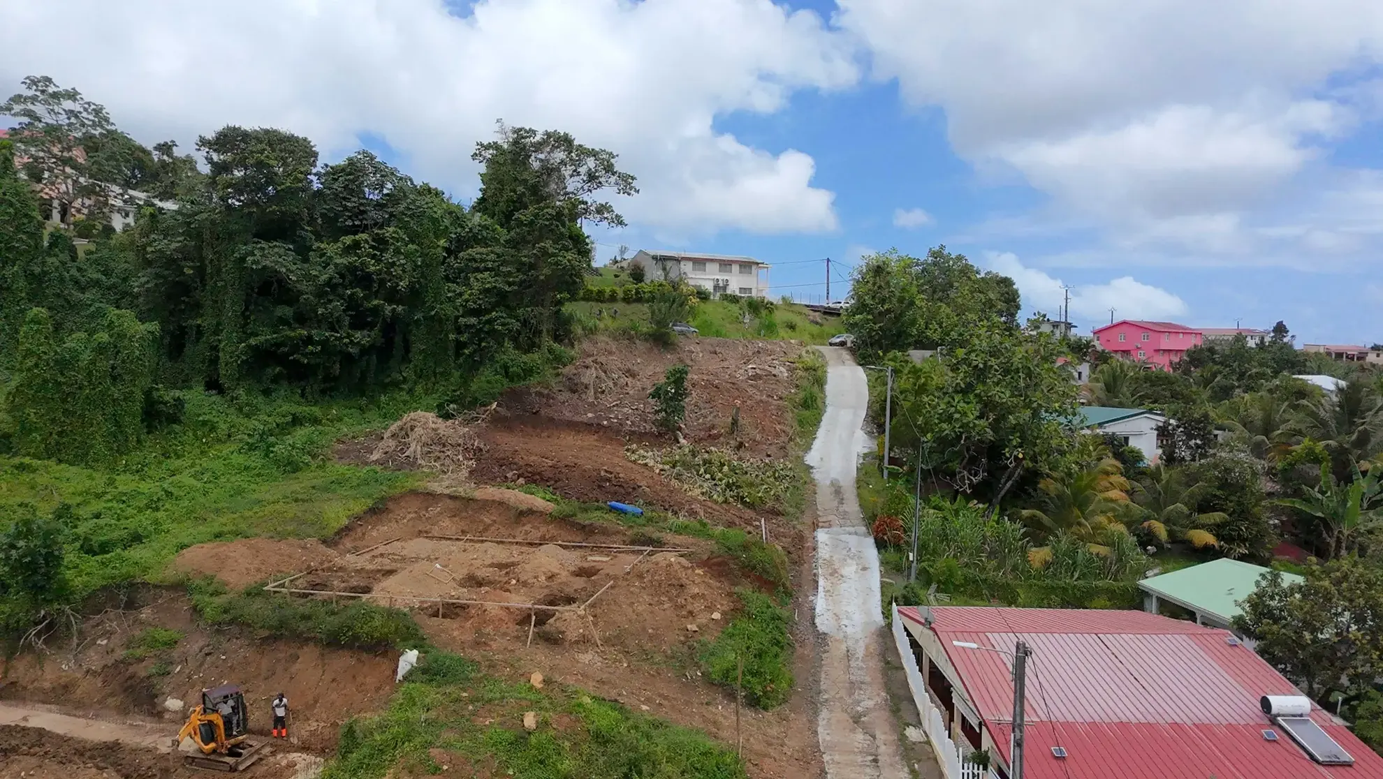 Beau terrain de 585 m² à vendre au Vauclin - Quartier calme et en hauteur 