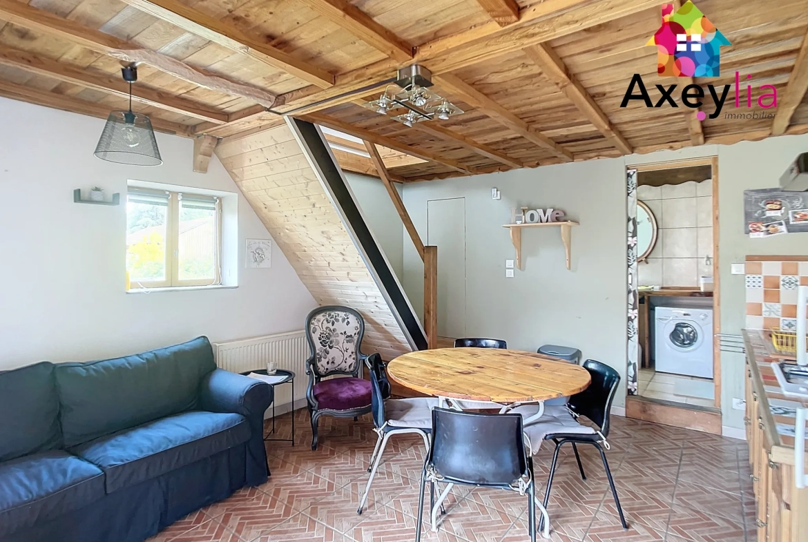 Propriété avec maison, gîte et dépendances à Ambierle - Vue exceptionnelle 
