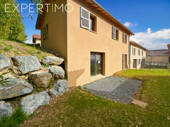 Villa neuve à Miserieux – Terrain modulable à proximité de Trévoux 