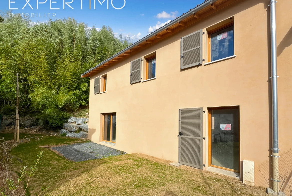 Villa neuve à Miserieux – Terrain modulable à proximité de Trévoux 