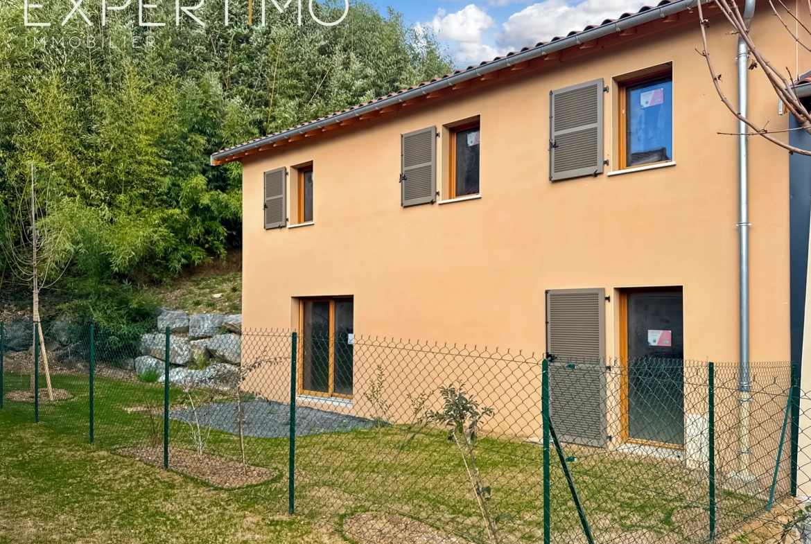 Villa neuve à Miserieux – Terrain modulable à proximité de Trévoux 