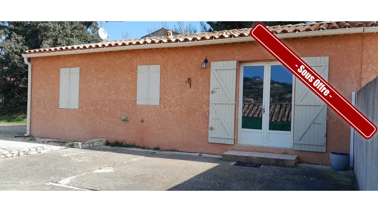 Achat maison 71 m² avec jardin à Caumont-sur-Durance, vue colline 