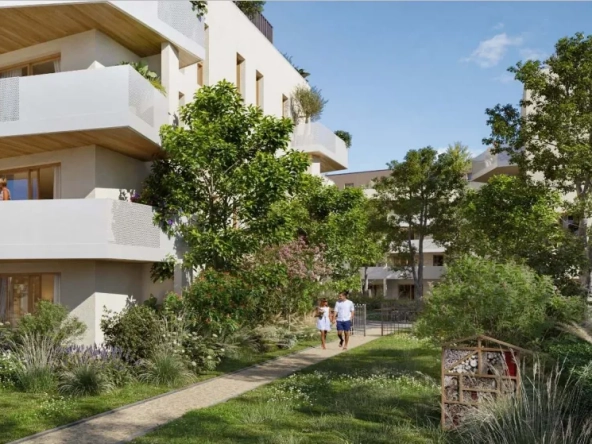 Appartement 3 pièces à Tours avec balcon, livraison en 2025, prix de 248 400 € 