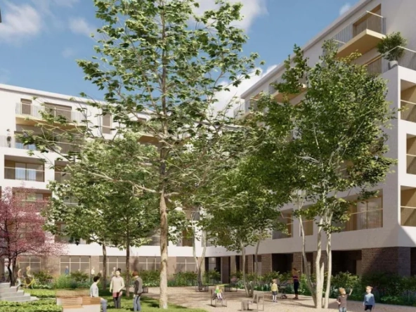 Appartement 3 pièces à Tours avec balcon, livraison en 2025, prix de 248 400 €