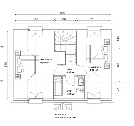 Terrain constructible à Villebon-sur-Yvette près de Palaiseau - 258 m² viabilisé 