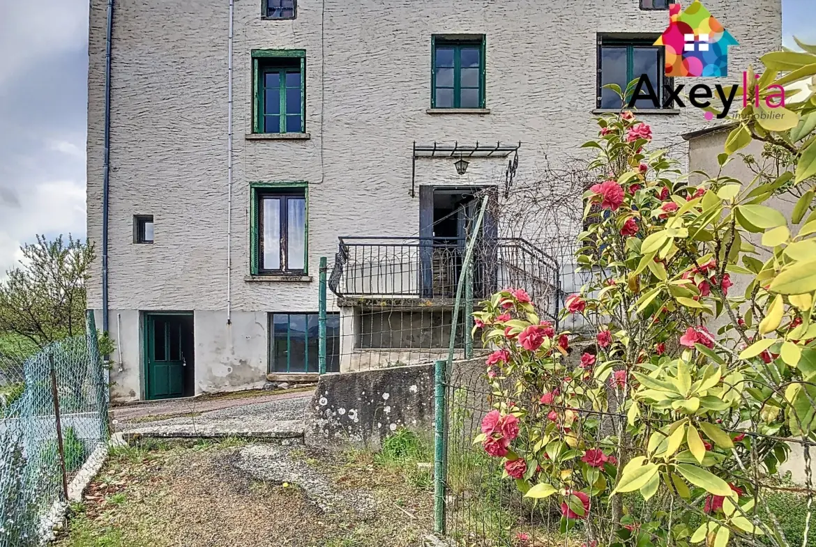 Maison ancienne à Neulise avec garages et grand terrain proche Roanne 