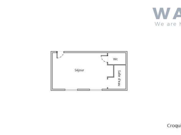 Vente d'un studio lumineux à Montpellier Arceaux - 15,10 m², balcon 