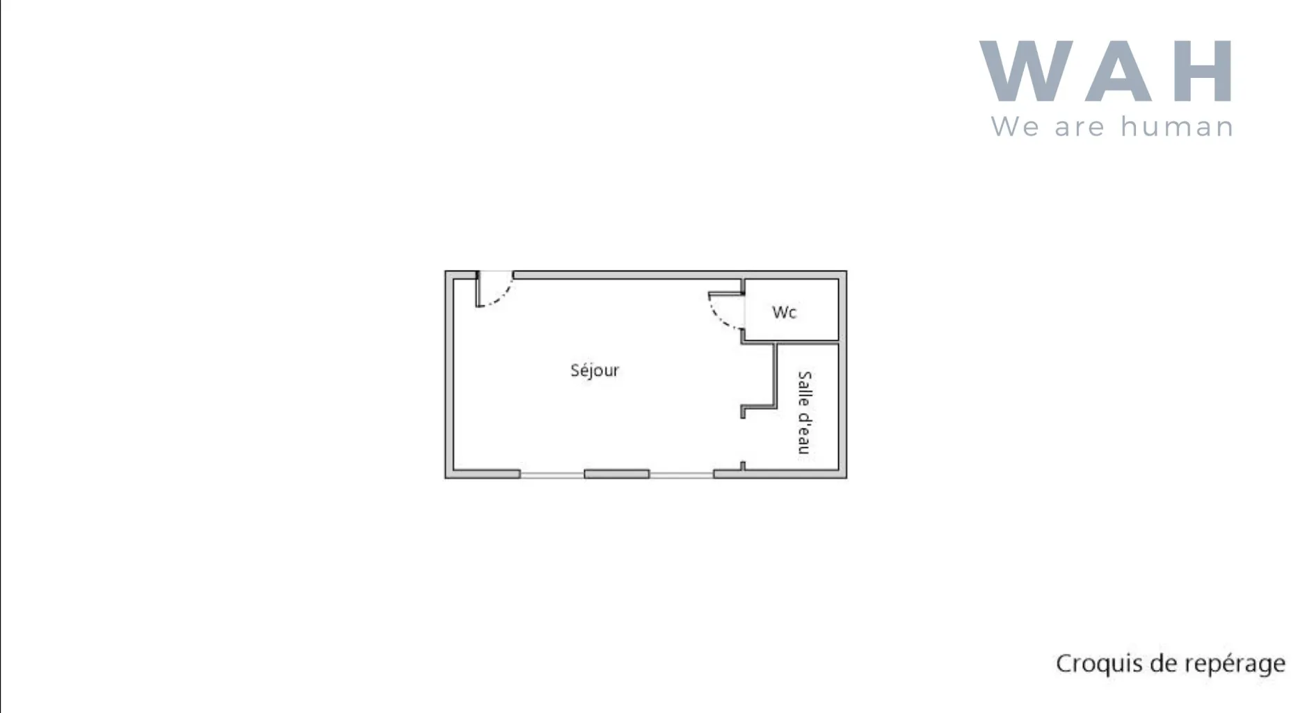Vente d'un studio lumineux à Montpellier Arceaux - 15,10 m², balcon 