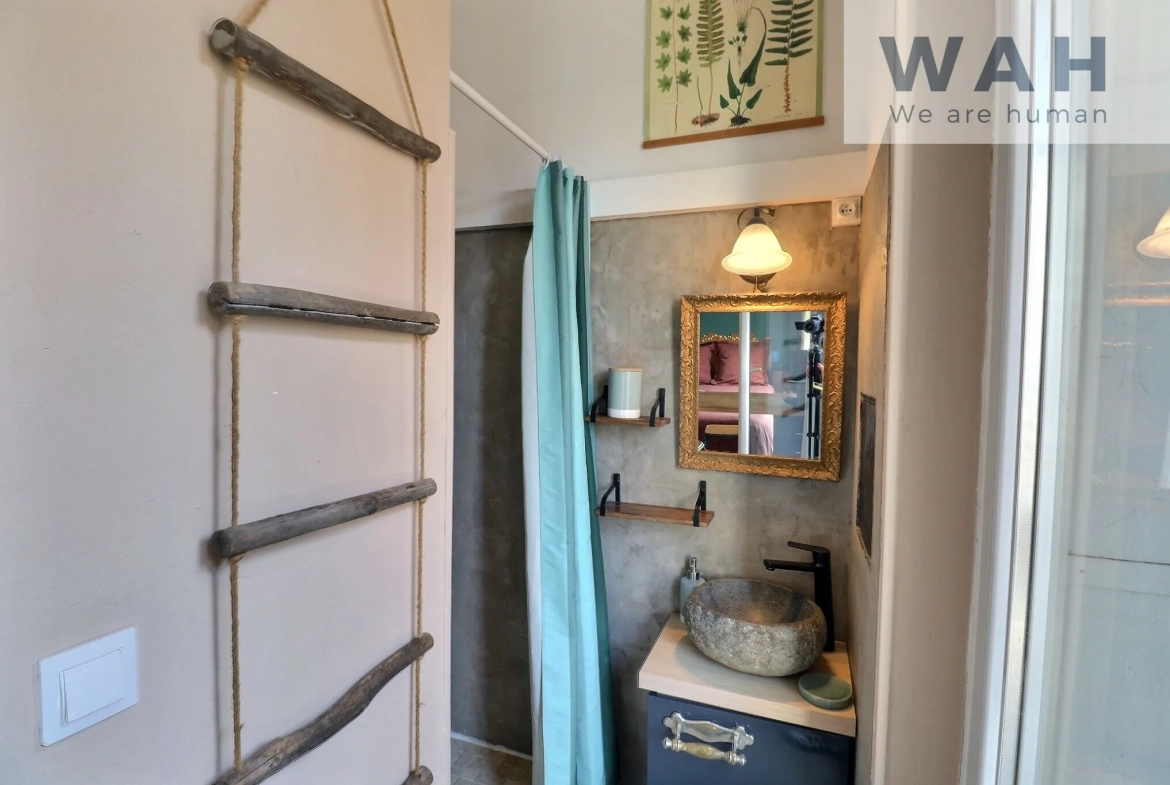 Vente d'un studio lumineux à Montpellier Arceaux - 15,10 m², balcon 