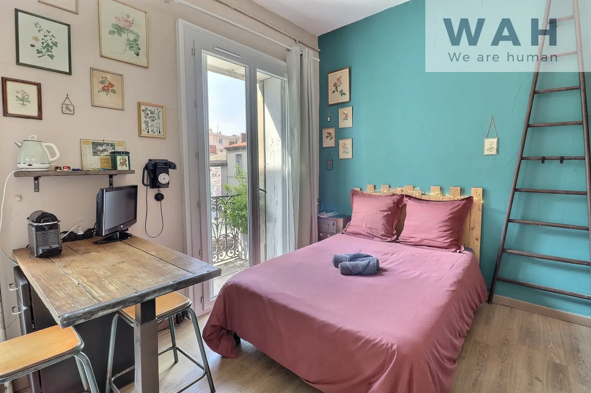 Vente d'un studio lumineux à Montpellier Arceaux - 15,10 m², balcon 
