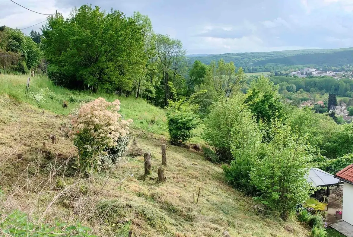 Terrains constructibles à Villefranche de Rouergue avec vue panoramique - 1002 m² 