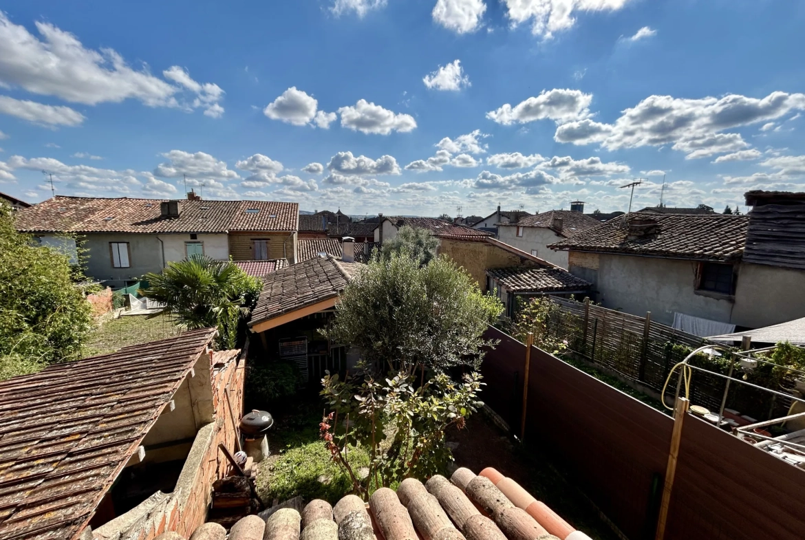 Maison de village authentique à Beaumont de Lomagne - 129 m² 