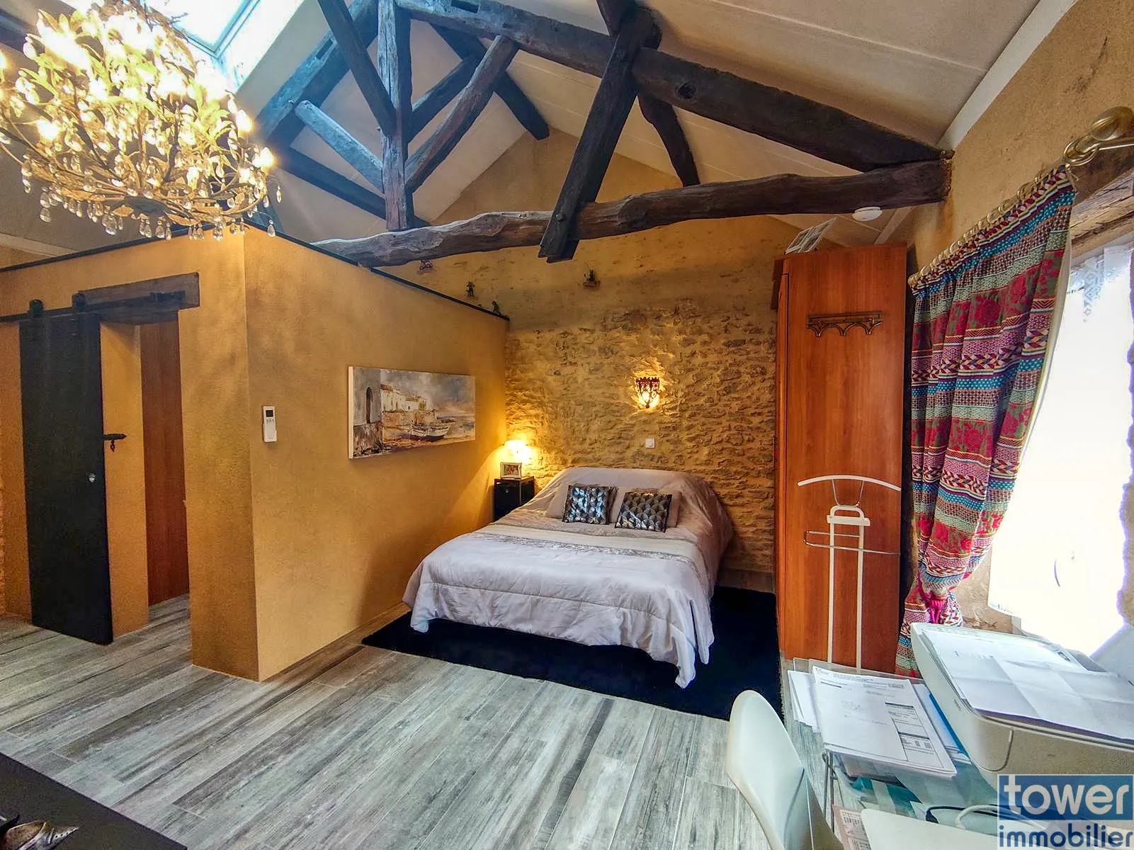 Maison de village rénovée à Villefranche du Périgord - 74 m² avec jardin et terrasse 