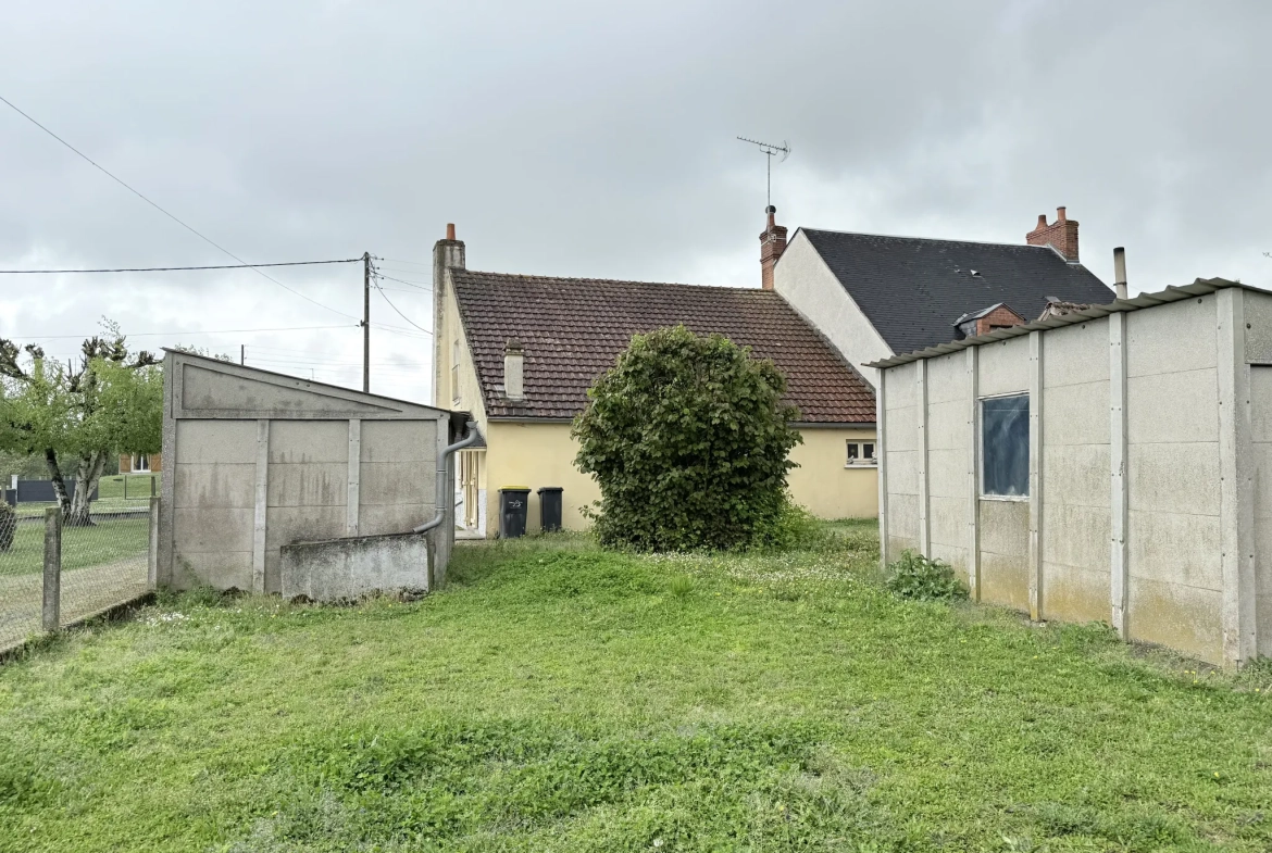 Maison à Mereau Nord 85 m² avec dépendances et terrain de 854 m² 