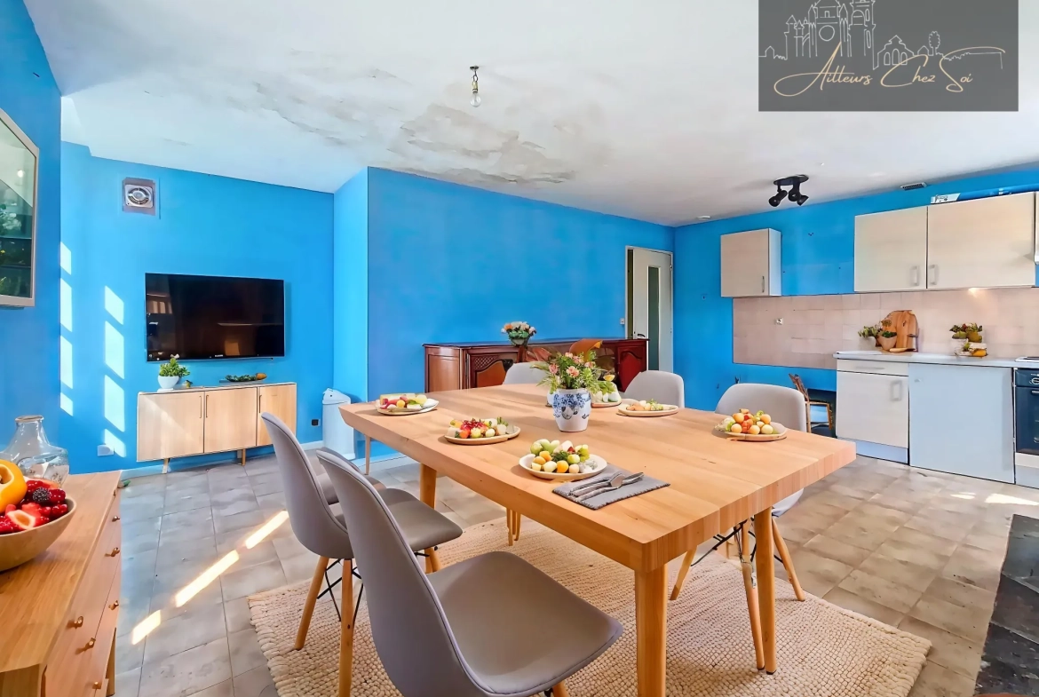 Maison de village à vendre à Cassagnes Begonhes avec potentiel de rénovation 