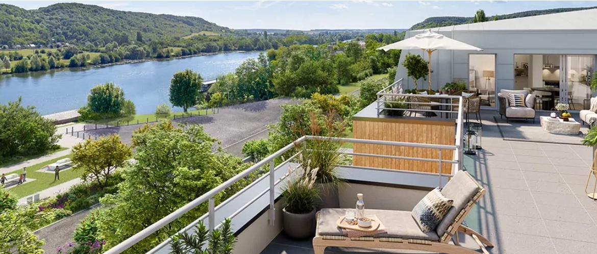 Vente d'un appartement T3 à Vernon, livrable en 2025 avec parking et balcon 