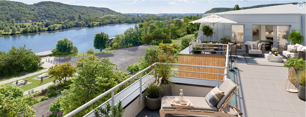 Vente d'un appartement T3 à Vernon, livrable en 2025 avec parking et balcon 