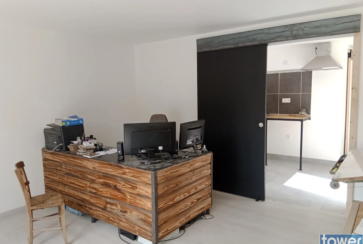 Vente ensemble immobilier avec atelier et maison à Saint Laurent d’Olt 