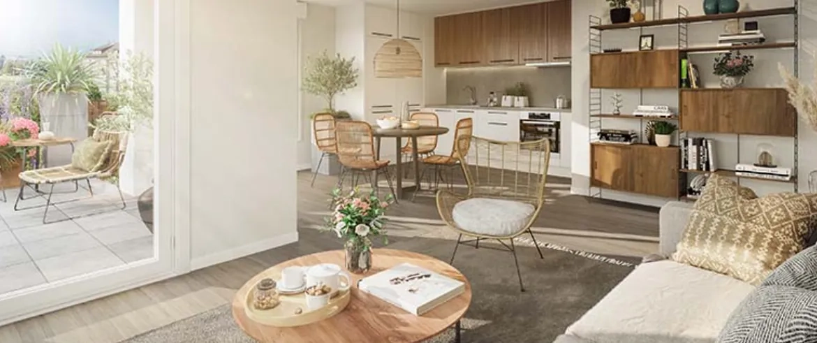 Vente d'un appartement T3 à Vernon, livrable en 2025 avec parking et balcon 