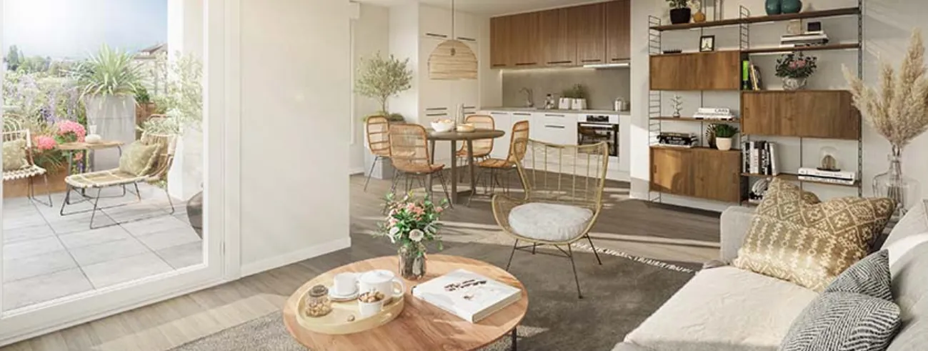 Vente d'un appartement T3 à Vernon, livrable en 2025 avec parking et balcon 